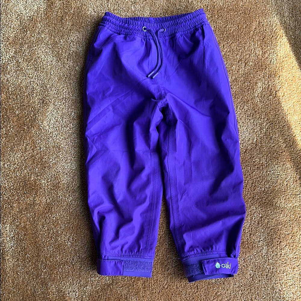 OAKI Kids Purple fleece lined pants. Brand new condition. Sized 4/5
